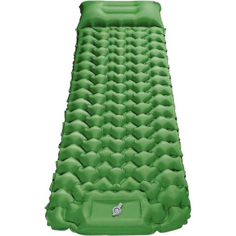 Ultra-light inflatable mat for outdoor hiking, 193x68x8 cm, lightweight and portable for camping, moisture-resistant inflatable mat (1/4)
