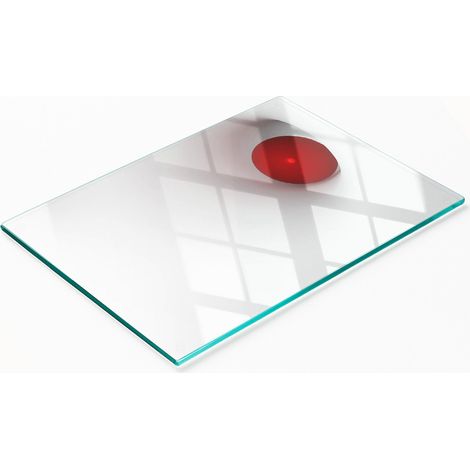 Tabla de cortar decorativa de cristal para cocina, esfera abstracta, 80x52 cm (1/5)