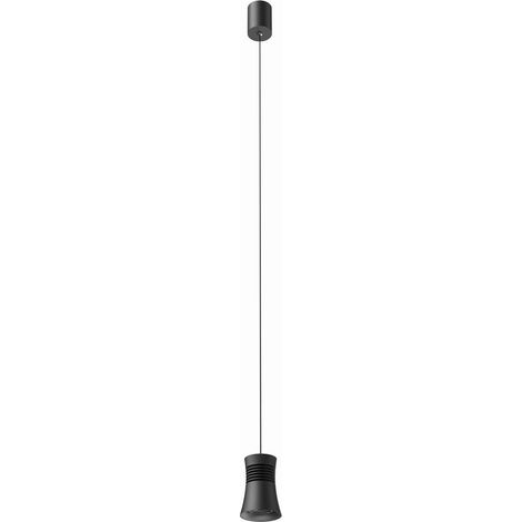 Colgante led de luz calida modelo PAGODA en color negro MANTRA (1/5)