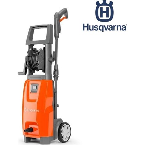 Husqvarna – Nettoyeur haute pression électrique 1500W 125bar – Débit 320-460 l/h – Longueur tuyau 7m – Buse rotative pour salissures tenaces