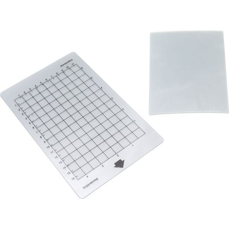20 feuilles de pochoirs en polyester flexible avec 3 tapis de découpe rugueux pour impression (1/5)