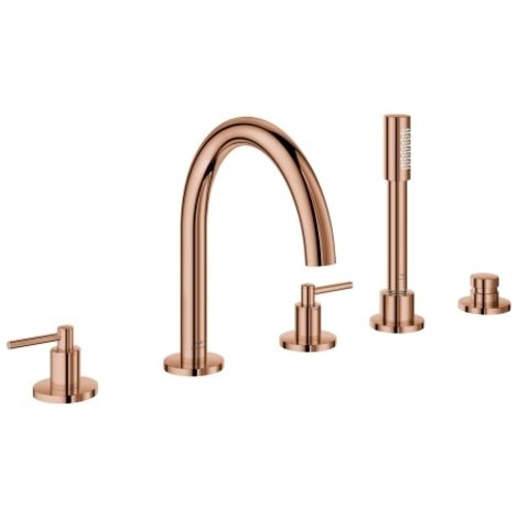 Grohe Atrio Combinación para baño y ducha 3/4" Bronze, 29407DA0 (1/2)