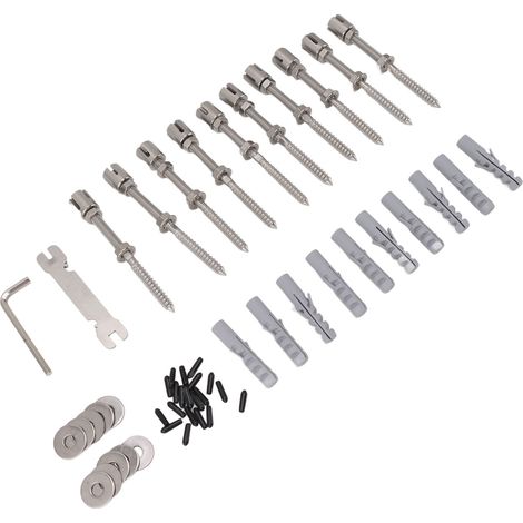 Treillis en acier inoxydable flexible design moderne invisible charge lourde pour plantes grimpantes avec câble métallique (1/5)