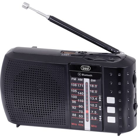 Trevi 0RA7F2000 Radio portative analogique et numérique Noir (1/3)