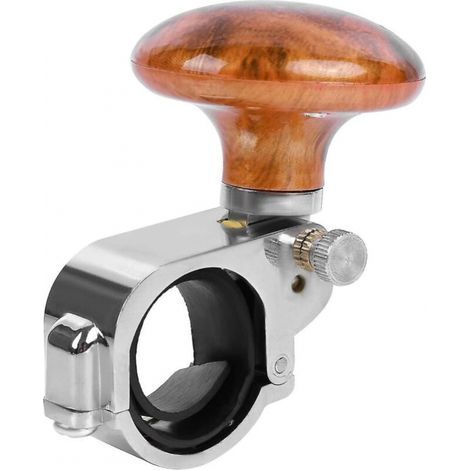 Pomello per volante, servosterzo per auto, pomello a sfera in legno per volante, regalo (1/5)