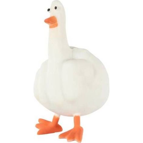 Squishy Oca d'Onore – Oca Antistress con Dito Medio - Bianco (1/4)