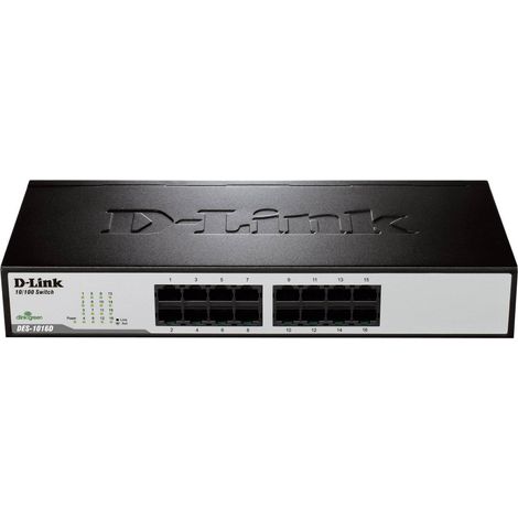 D-Link Switch 16 ports 10/100 mpbs DES-1016D (1/3)
