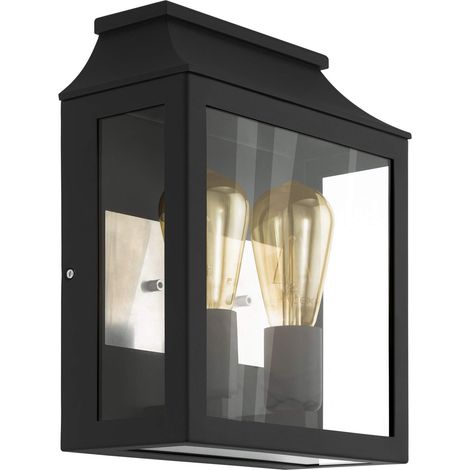 Applique murale extérieure, lampe extérieure double flamme (1/5)