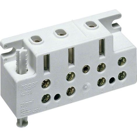 Morsetto contatore Hager kj10s corrente alternata bloccabile