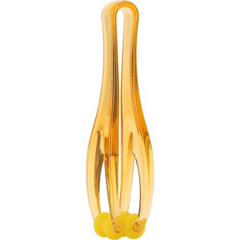 Rouleau de massage pour les doigts et les articulations, outil portatif en PP pour soulager le stress et la douleur et favoriser la circulation sanguine (jaune) (1/5)