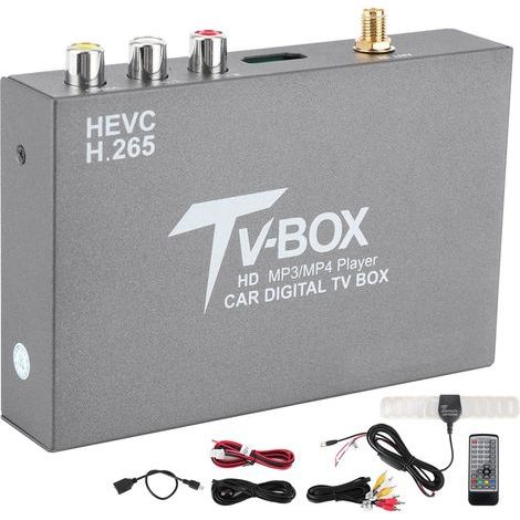 Digital TV box receiver for car, H.265 standard, 6M/7M/8M channel bandwidth, PAL/NTSC video system