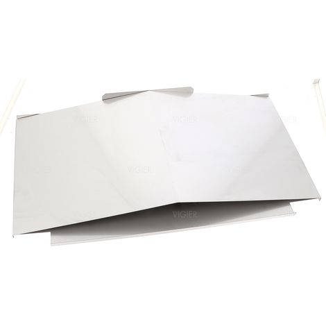 Déflecteur de fumée 15435 – Alu Tertio C760V – Dimensions 620x335mm – Optimise le tirage et la combustion dans poêles SUPRA