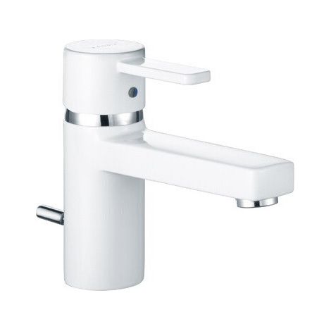 mitigeur de lavabo chromée/blanc