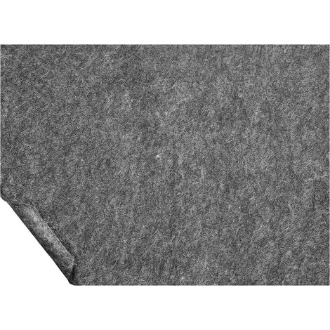 Sous-tapis antidérapant 244 x 305 cm, 1,25 cm d'épaisseur, feutre 100 % polyester, confort sous les pieds, gris (1/5)