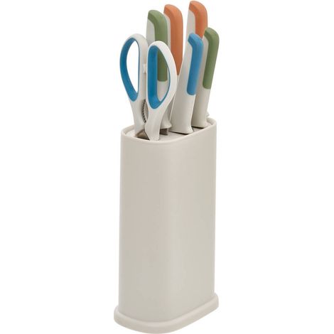 Set di 5 coltelli con un paio di forbici colors - 5five (1/5)