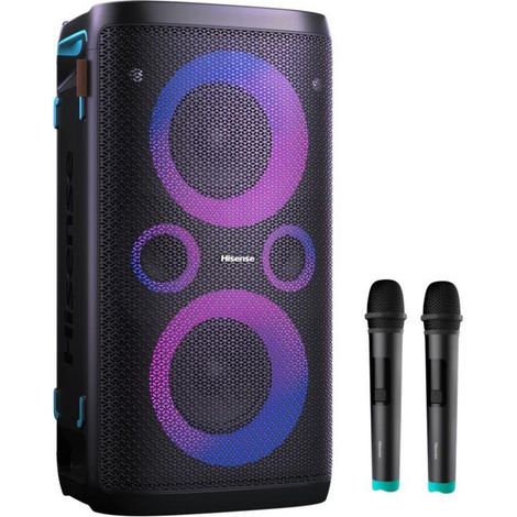 PARTY STORM 1-PARTY STORM : ENCEINTE NOMADE BLUETOOTH, PUISSANCE MAXIMALE 300 W + 2 micro
