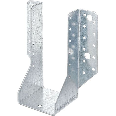 Sabot de poutre type A à ailes extérieures 70 x 155 mm – Acier galvanisé sendzimir – Marque