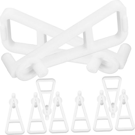 CCYKXA  10-teiliges Set schwebender Regalträger für minimalistisch gestaltete Schränke, einfache Montage