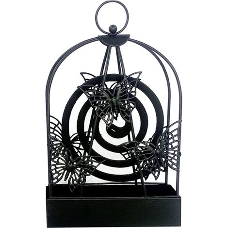 JSSEVN-Support de Bobine de Moustique, Support en Fer Anti Moustique Suspendu, Mosquito Coil Holder, Mosquito Coil Holder pour Table (1/4)