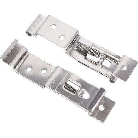 royaluxe - 2 Pcs Support De Plaque De Plaque De Plaque De Remorque Pcs Support d'acier Inoxydables De Type De Souture Convenu pour Plaque D'impriétés De Voiture argent, (1/5)
