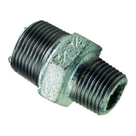 Viti Doppie In Ghisa Ridotte Zincate Fig.245 3/4X1/2" Conf. 10Pz