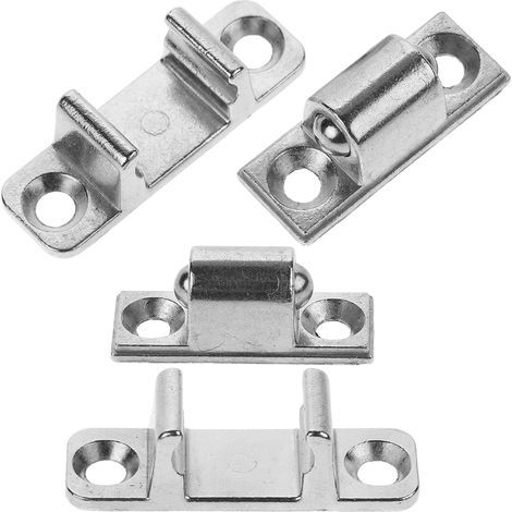 Loquets Métalliques 4 Pièces pour Fixation Panneau de Verre Hotte Aspirante Inserts de Montage Accessoires pour Hotte Cuisine (1/5)