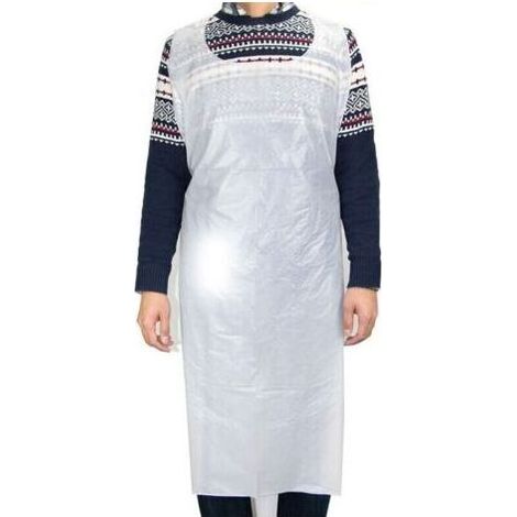 Tablier de Cuisine - Tablier de Travail étanche en polyuréthane avec Protection Quotidienne - Taille Universelle pour Cuisine, Restaurant, Café et Plus (1/5)