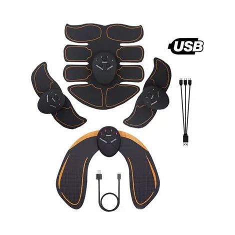 [11D] EMS-Muskelstimulationsgerät für Hüfte und Bauch – Heimtrainingsgerät für Krafttraining und Fitness zur Gewichtsreduktion – FA – AquaForge
