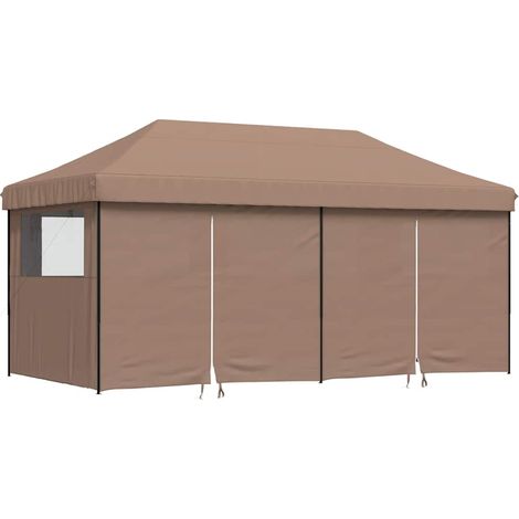 Maison Exclusive - Partyzelt Faltbar Pop-Up mit 4 Seitenteilen Br