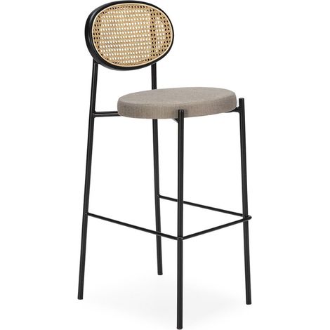 Tabouret Chunky - Gris souris, ébène, naturel (1/3)