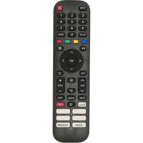 Télécommande de remplacement GR1A223Q ST40VD V1 pour TV Hisense 4K UHD Smart LED (1/5)