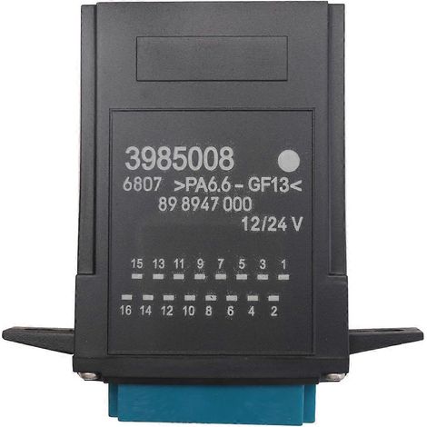 3985008 Relais de clignotant pour camion, unité électrique centrale pour FH12, FH16 et FM12 (1/5)