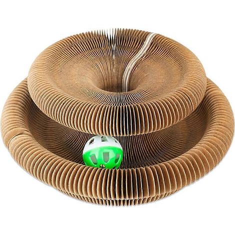 Katzenkratzbaum mit Ball, runde Kletterstruktur für Kätzchen (1/5)
