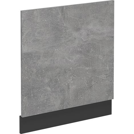 Façade de lave-vaisselle R-Line, Béton, 60cm sans PT, Vicco (1/4)