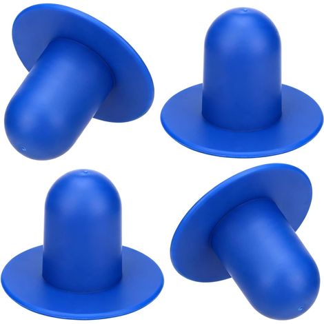 4 Pièces Bouchons Piscine Remplacement pour (Bleu) Caoutchouc Filtre Pompe Tamis Trou Bouchon Bouchons Piscine pour Piscines Hors Sol Compatibles avec (1/5)