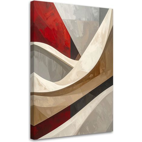 Stampe su Tela, Composizione astratta bianco e nero, 20x30 (1/5)