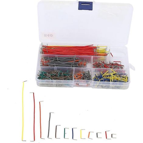 840-teiliges flexibles Jumper-Lötfrei-Steckbrett-Pin-Erweiterungsdraht-Set, elektronisches Bauteil