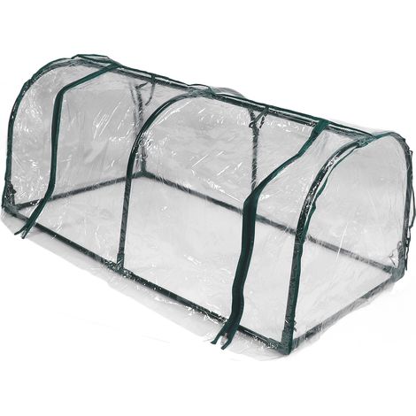 Mini serre de jardin transparente imperméable et résistante au soleil, idéale pour les plantes succulentes et les balcons extérieurs. (1/5)