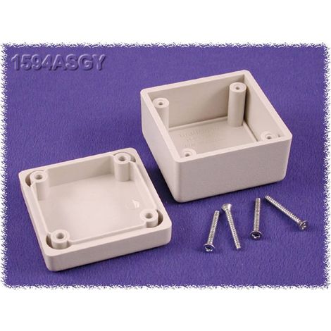 Boîtier universel Hammond Electronics 1594ASGY ABS gris 56 x 56 x 40 1 pc(s) W63811 (1/2)
