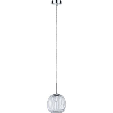 Luminaire en suspension Selection Bathroom Ruya IP44 E14 max. 20W Verre, Chrome éclairage de salle de bain - luminaire sans ampoule (1/5)