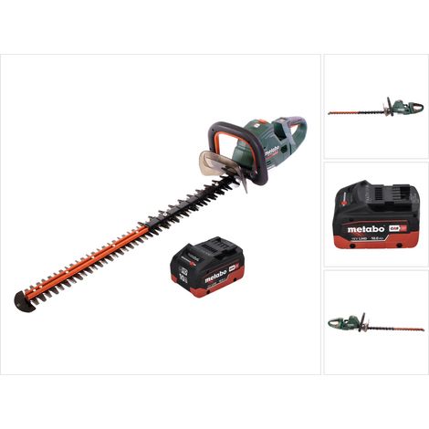 Metabo HS 18 LTX BL 75 Akku Heckenschere 18 V 75 cm Brushless + 1x Akku 10,0 Ah - ohne Ladegerät