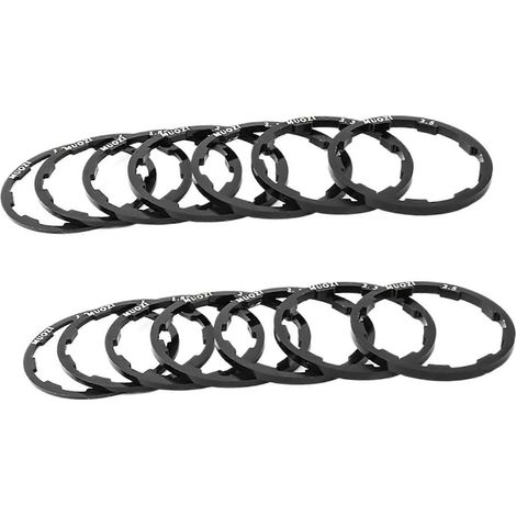 14x MUQZI Fahrradnaben-Unterlegscheiben-Dichtung für MTB Rennrad 7/8/9/10/11/12-fach Kassette Schwungrad-Distanzstück (1/5)