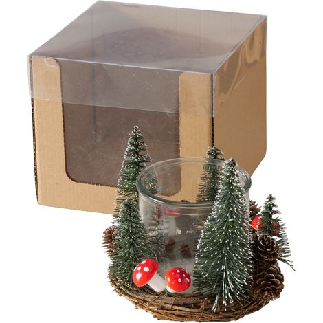 Weihnachtlicher Kerzenhalter FAIRYTALE, H. 13,9 cm