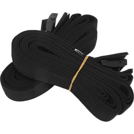 Lot de 2 sangles de toit pour kayak, planche de surf, canoë, SUP, camion, bagages, 3,6 m (1/5)