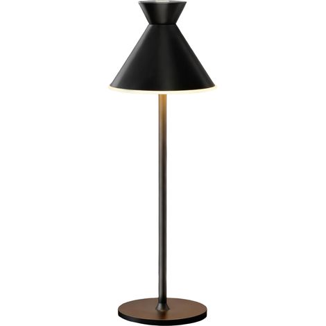 Lampada Tavolo LED Senza Fili Regolabile Nera 38 cm (1/5)