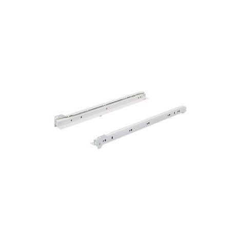 Coppia guide a rulli HETTICH FR402 - L.600 mm - Portata 25 kg - Bianco - 1058350