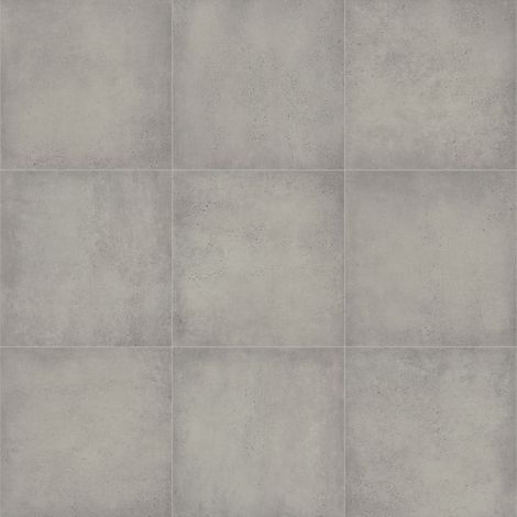 Sol Vinyle Textile Effet carrelage gris - Rouleau de 3m x 2m