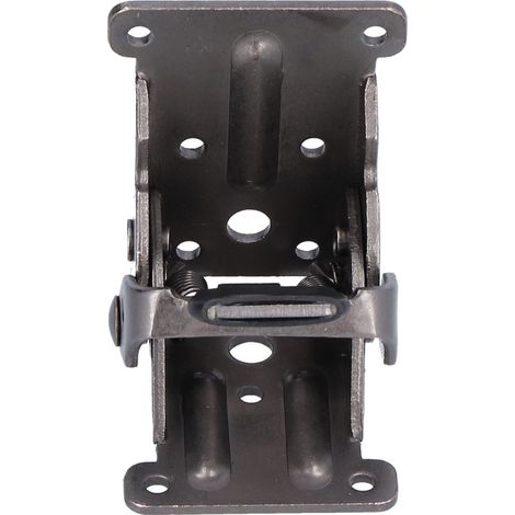 Soporte plegable autoblocante de aleación de aluminio de 90° para patas de mesas y camas - Accesorios para muebles