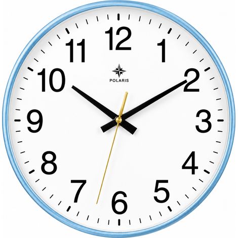 Horloge Murale Salon bleu, mouvement silencieux version améliorée, 12.3 pouces (30.3 cm), 1 × 1 × 1 cm, 1 g – Livraison gratuite