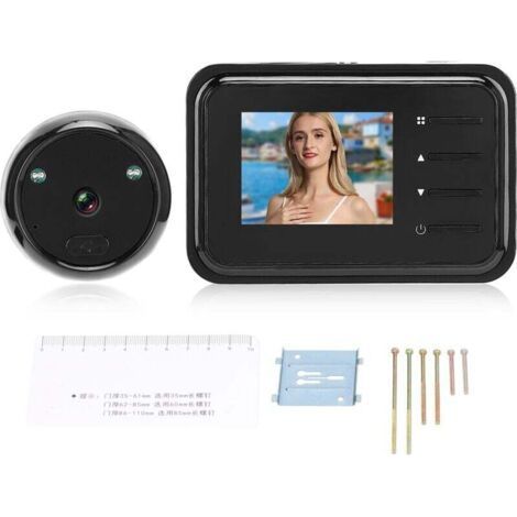 Jeffergarden 2.4 Inch Video Doorbell, Night Vision, LCD Digital Camera with 90° Wide Angle Lens for Home (1/4)